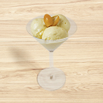 Raw Date Ice Cream Scoop 1