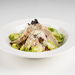 Caesar salad with Chicken and Beef Bacon