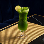 Lemon with mint juice