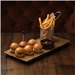 Wagyu beef Micro Burgers