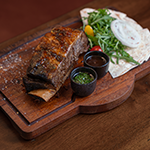 Asado with BBQ Sauce