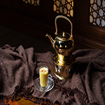 حليب الزعفران