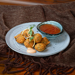 كرات الدجاج بالهلابينو