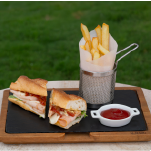 Turkey Ham Baguette Sandwich