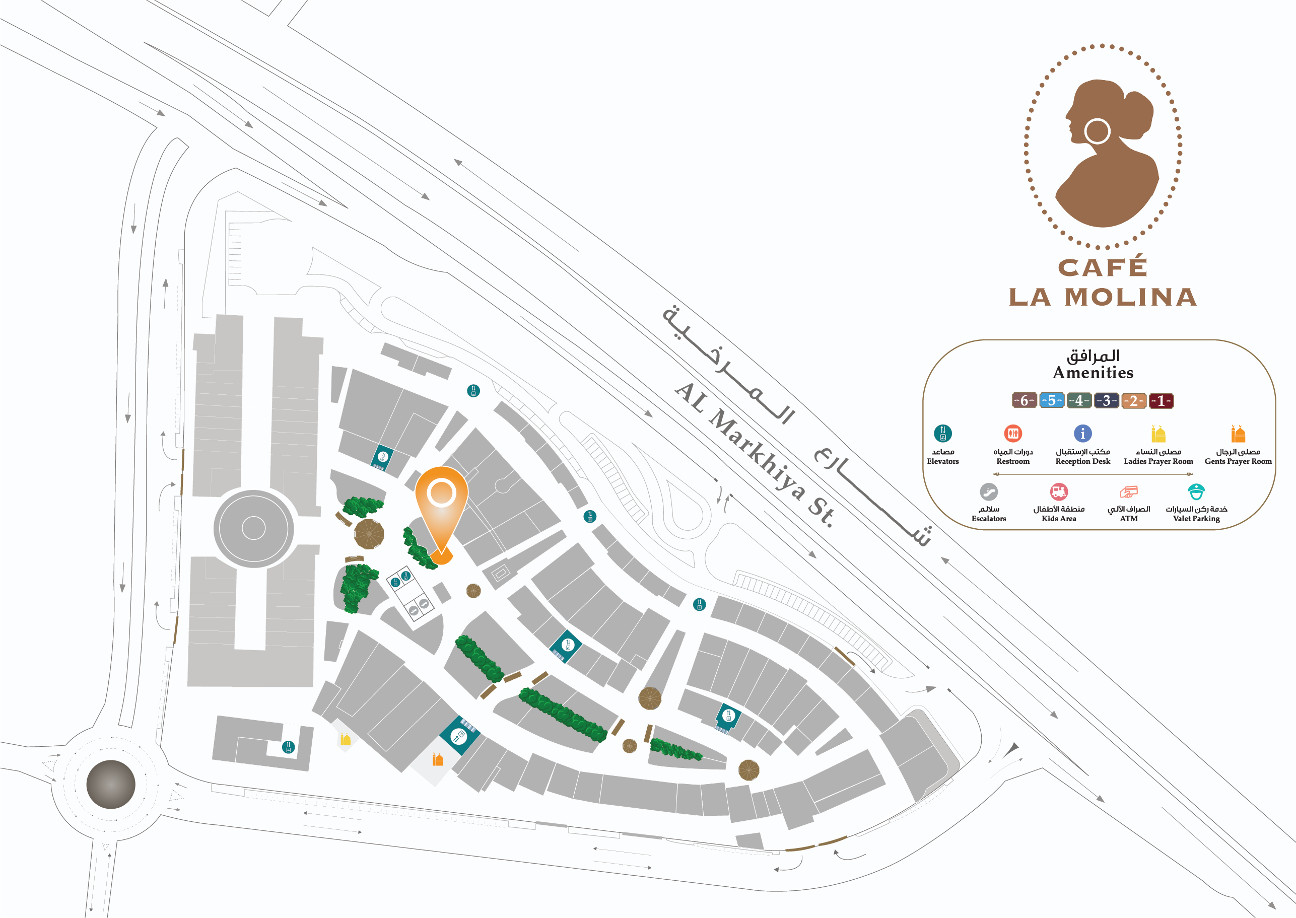 Cafe La Molina Location